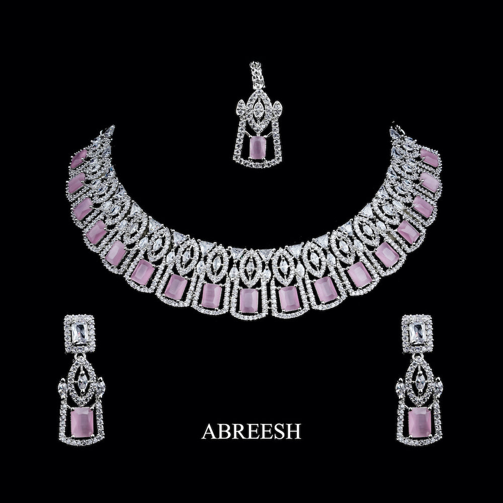 Nóur Pink Bridal Set