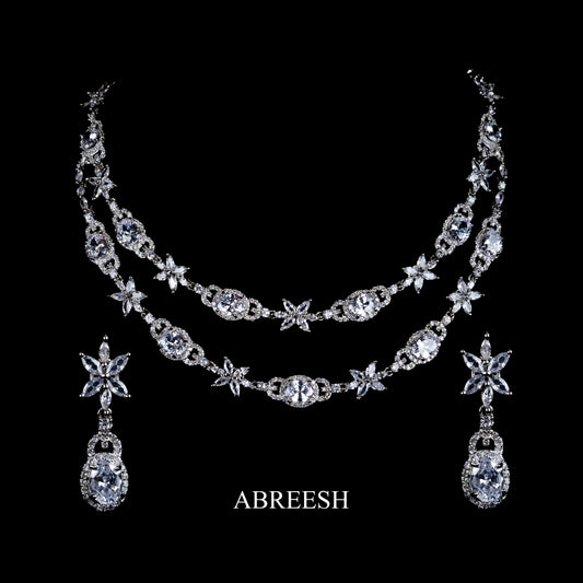 Barnfeaudo Necklace Set | White Color