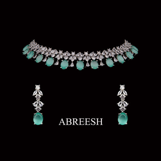 Crystal Bloom - Mint With Silver