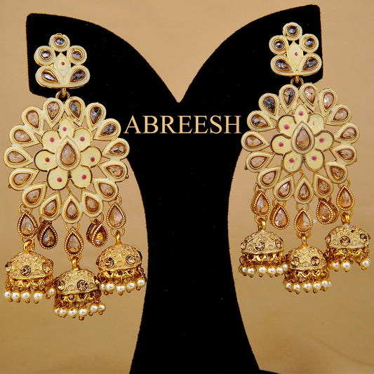 Rashk Jhumkay Beige